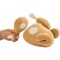 HABA Roast Chicken Soft Play Food, Pretend Play Toys for Kids Kitchen, 5-Piece Food Toys Set from Quality Fabric with Detachable Sections, Ages 3+